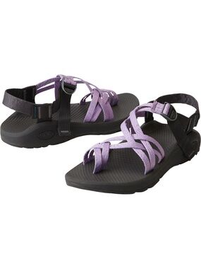 Chaco ZX/2 Sandals Purple Black Size 7 Toe Loop Hiking